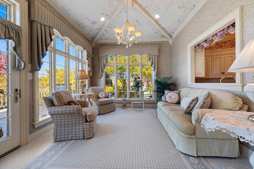 A Majestic All Brick Hillside Ranch Mansion on 3 Lake Largo Lots Priced at 2.999 Million n Wisconsin 25