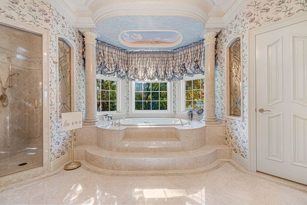 A Majestic All Brick Hillside Ranch Mansion on 3 Lake Largo Lots Priced at 2.999 Million n Wisconsin 34