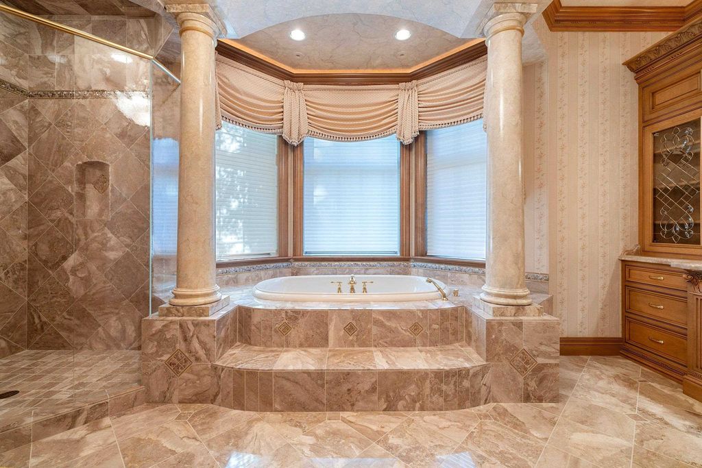 A Majestic All Brick Hillside Ranch Mansion on 3 Lake Largo Lots Priced at 2.999 Million n Wisconsin 56