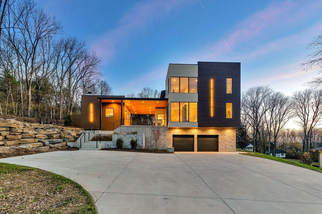 A Modern Treehouse Masterpiece in Nashvilles Hillwood Neighborhood Listed at 4.289 Million 1