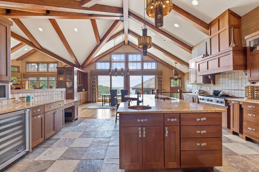 Bruce Lenzen Designed Home with Breathtaking Views Offered at 2.85 Million in Hudson Wisconsin 15