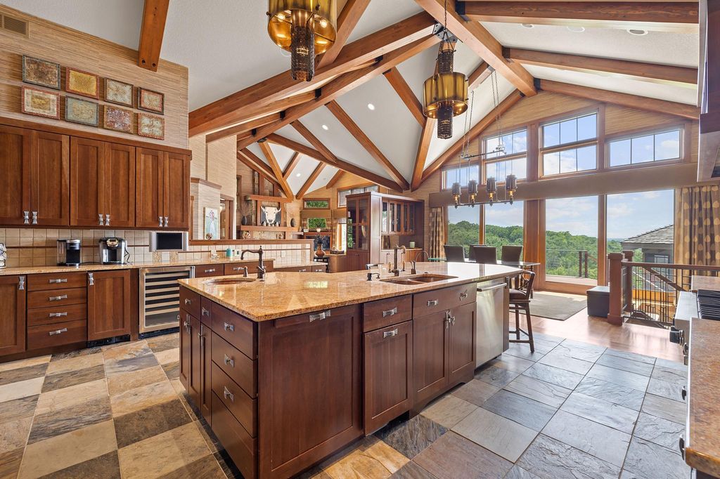 Bruce Lenzen Designed Home with Breathtaking Views Offered at 2.85 Million in Hudson Wisconsin 16