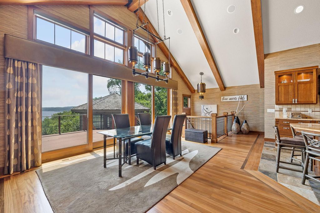 Bruce Lenzen Designed Home with Breathtaking Views Offered at 2.85 Million in Hudson Wisconsin 18