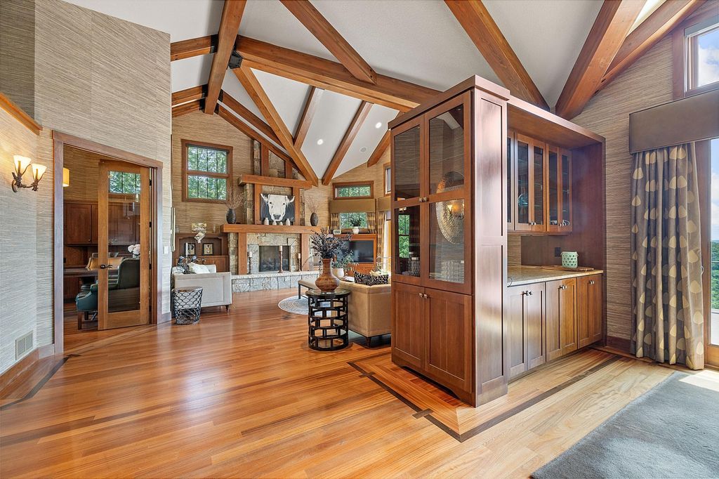 Bruce Lenzen Designed Home with Breathtaking Views Offered at 2.85 Million in Hudson Wisconsin 20