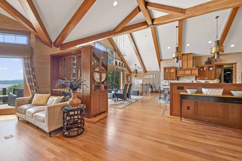 Bruce Lenzen Designed Home with Breathtaking Views Offered at 2.85 Million in Hudson Wisconsin 21