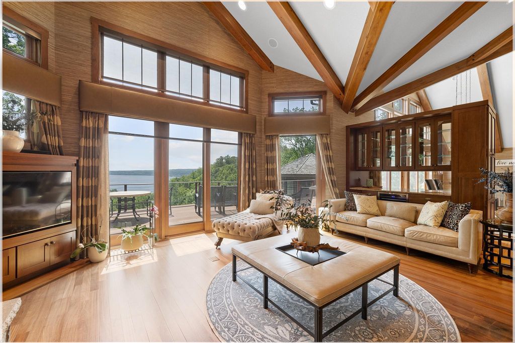 Bruce Lenzen Designed Home with Breathtaking Views Offered at 2.85 Million in Hudson Wisconsin 22