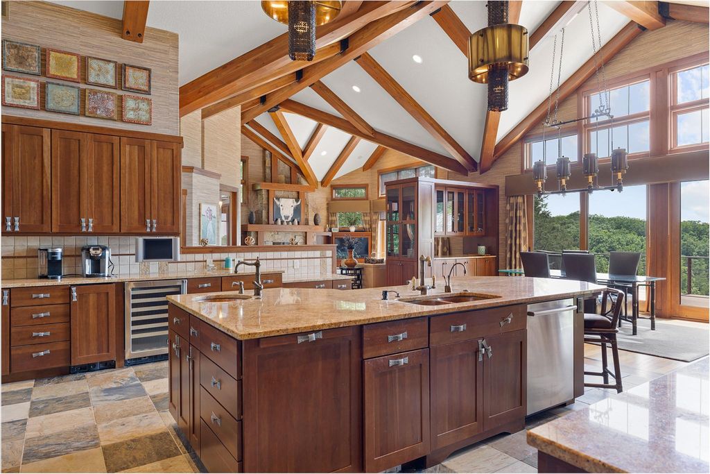 Bruce Lenzen Designed Home with Breathtaking Views Offered at 2.85 Million in Hudson Wisconsin 25