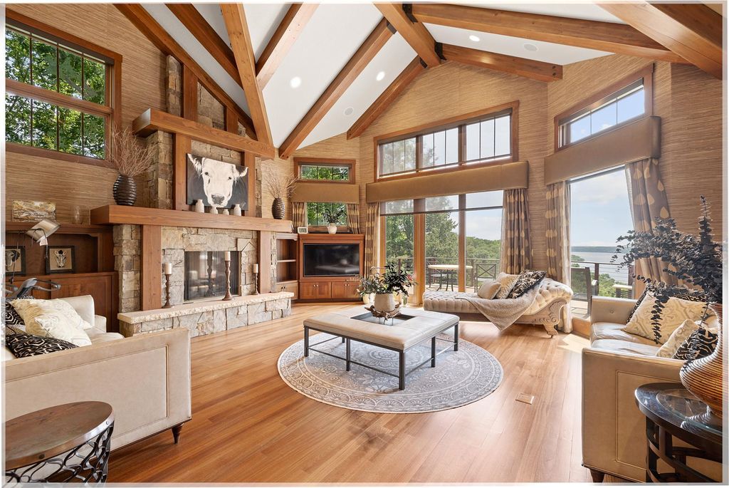 Bruce Lenzen Designed Home with Breathtaking Views Offered at 2.85 Million in Hudson Wisconsin 9