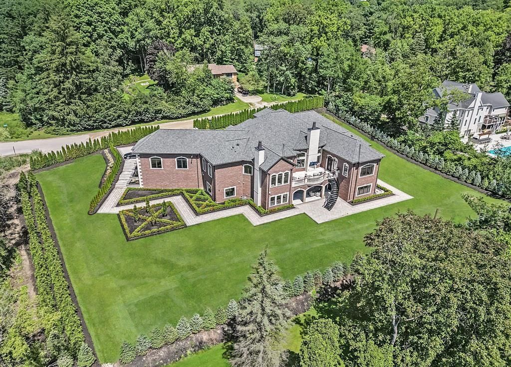 Elegant Northville Michigan Estate Radiates Regal Ambiance Priced at 5.7 Million 39