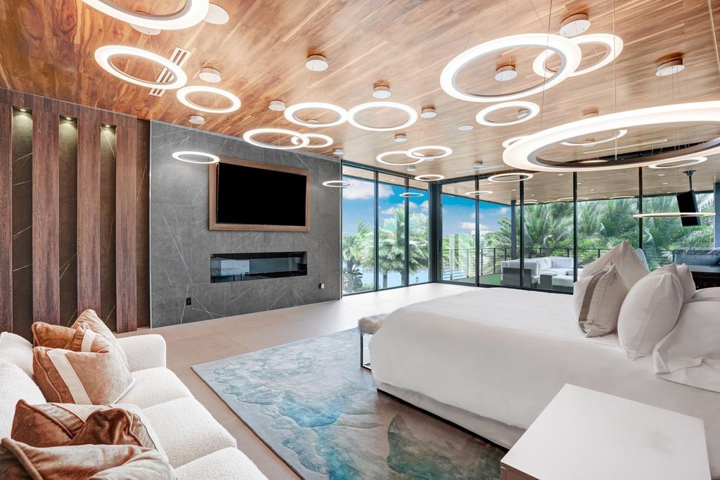 Welcome to 671 Middle River Dr, Fort Lauderdale – a 2020 Prestige-built masterpiece in a gated waterfront community. This 9,138sqft smart home boasts 5 beds, 9 baths, and designer finishes throughout.