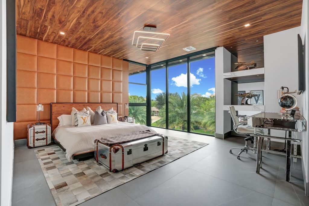 Welcome to 671 Middle River Dr, Fort Lauderdale – a 2020 Prestige-built masterpiece in a gated waterfront community. This 9,138sqft smart home boasts 5 beds, 9 baths, and designer finishes throughout.