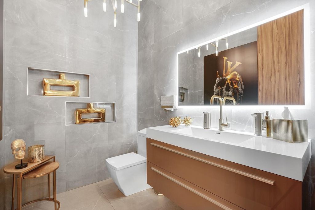 Welcome to 671 Middle River Dr, Fort Lauderdale – a 2020 Prestige-built masterpiece in a gated waterfront community. This 9,138sqft smart home boasts 5 beds, 9 baths, and designer finishes throughout.