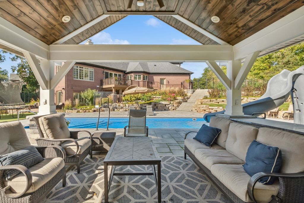 Luxury Outdoor Resort Style Living New Lenox Illinois Dream Home for Sale at 2299000 47