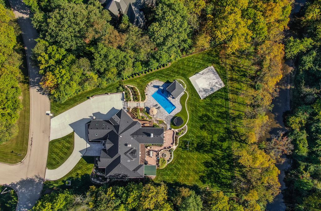 Luxury Outdoor Resort Style Living New Lenox Illinois Dream Home for Sale at 2299000 56