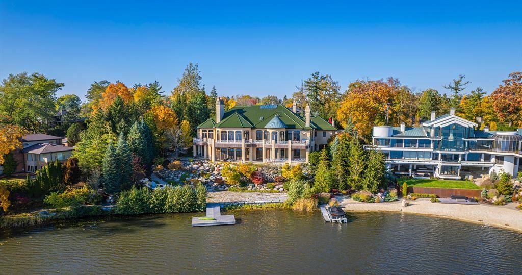 Opulent Residence on Island Lake Bloomfield Hills Michigan Offered at 6.995 Million 43