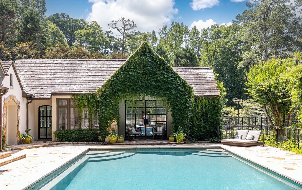 11.5 Million English Manor Estate Reimagined by Ladisic Fine Homes and Wolf Design Group in Atlanta Georgia 36