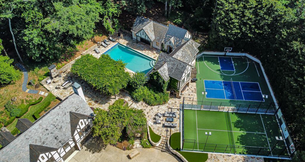 11.5 Million English Manor Estate Reimagined by Ladisic Fine Homes and Wolf Design Group in Atlanta Georgia 49