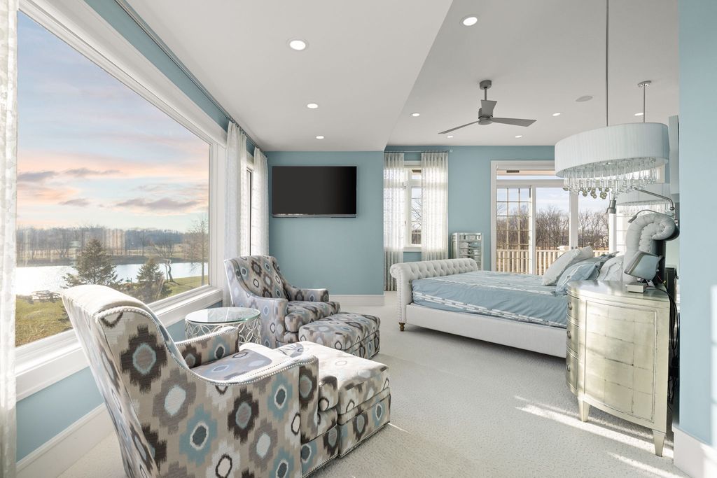 A Captivating Retreat in Indiana Seamlessly Blending Magic and Contemporary Living Offered at 7.9 Million 12