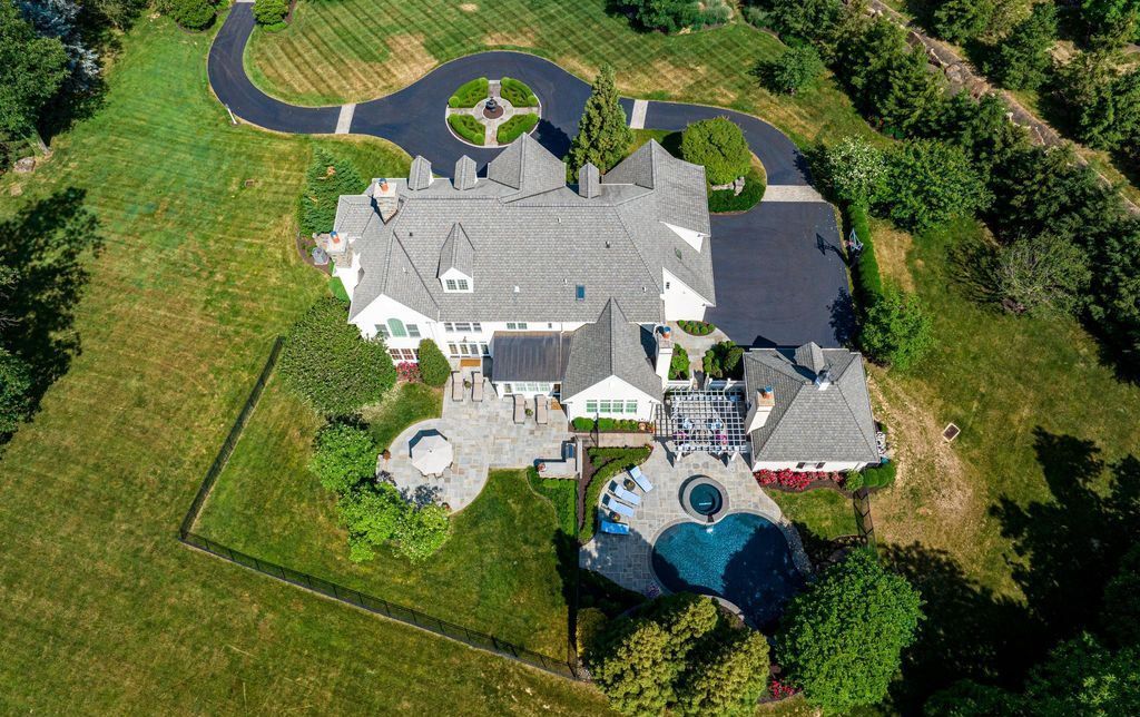 A Spectacular Devon Estate with Opulent Amenities Listed at 3.895 Million in Pennsylvania 17