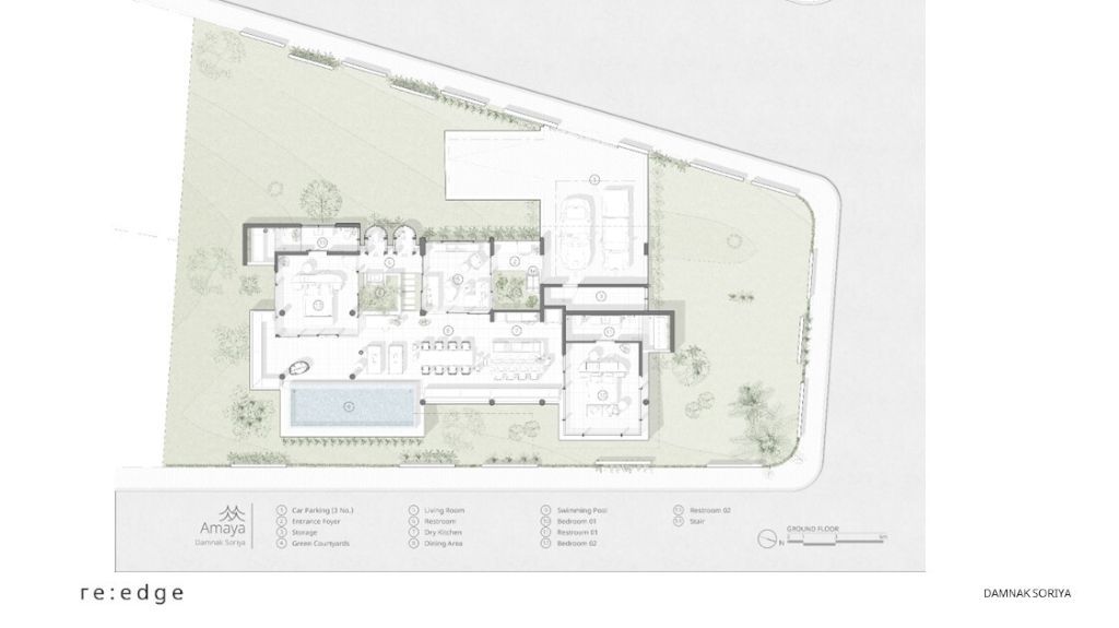 Damnak Soriya House, tranquility & sustainability by Re Edge Architecture