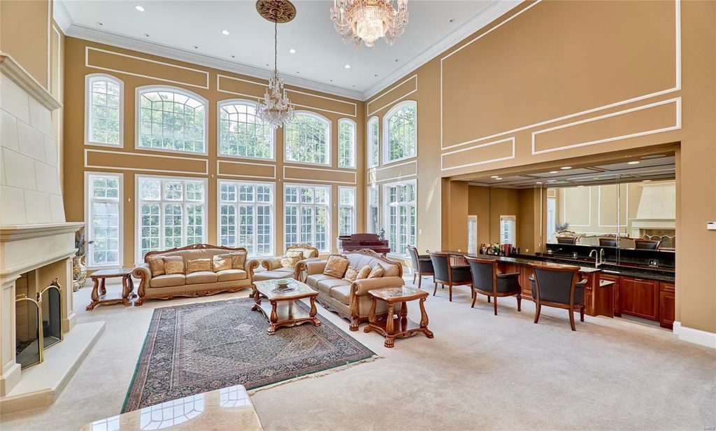 Elite Entertainment and Cozy Comfort St. Louis Missouri Home on the Market for 3.25 Million 10