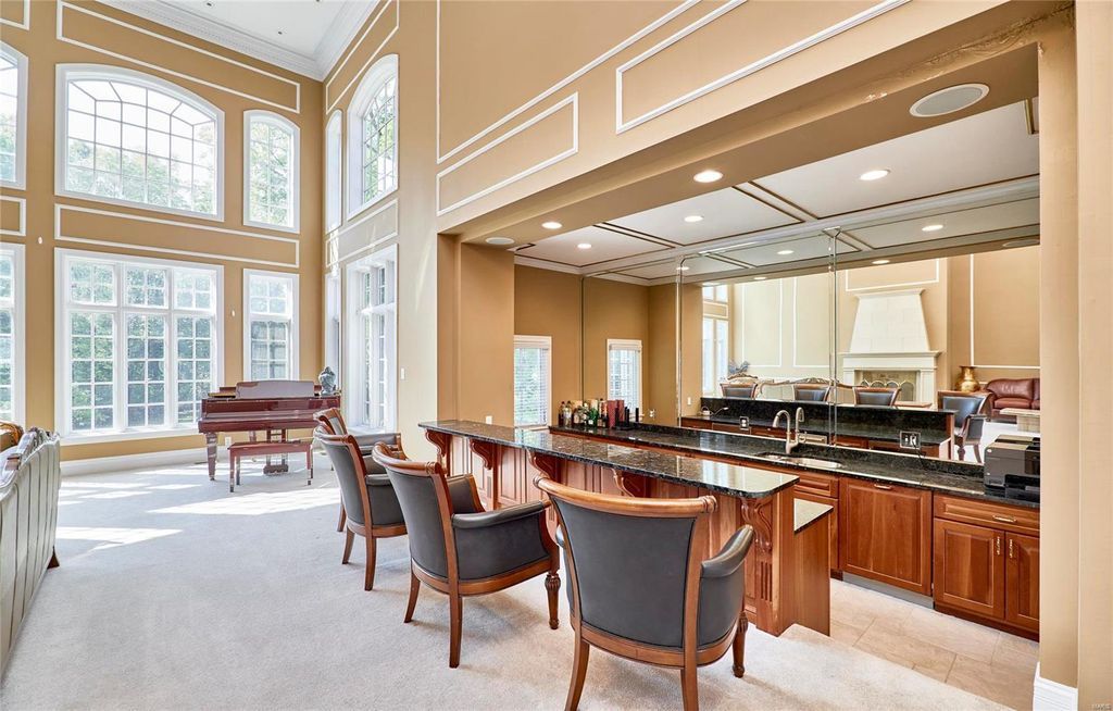 Elite Entertainment and Cozy Comfort St. Louis Missouri Home on the Market for 3.25 Million 11