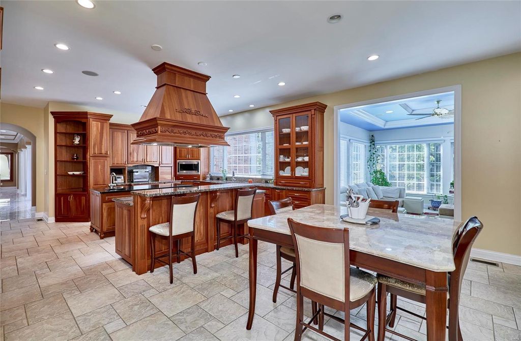 Elite Entertainment and Cozy Comfort St. Louis Missouri Home on the Market for 3.25 Million 15