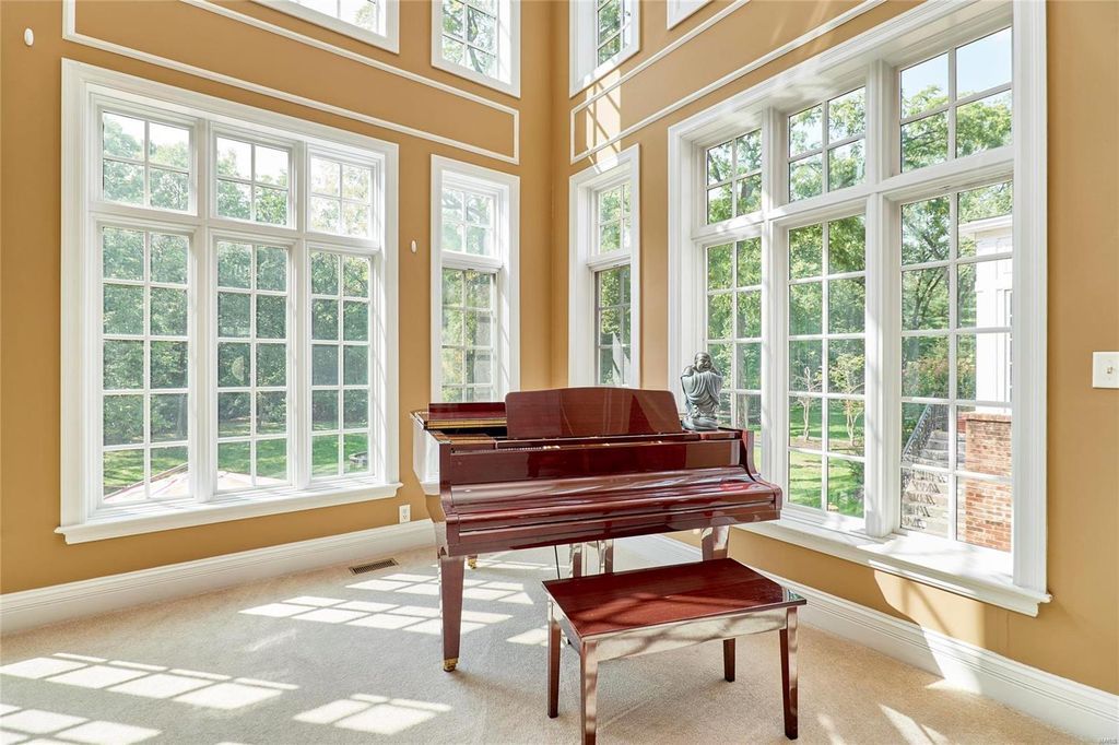 Elite Entertainment and Cozy Comfort St. Louis Missouri Home on the Market for 3.25 Million 7