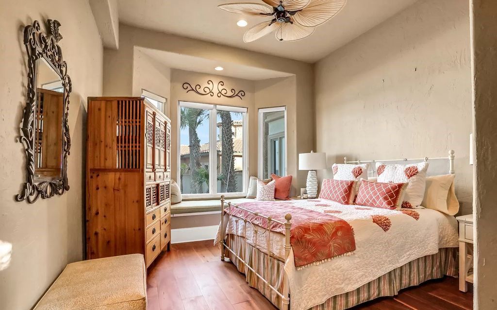 Step into the epitome of coastal luxury at 1263 Ponte Vedra Blvd, an awe-inspiring custom estate in Ponte Vedra Beach. Perched on a high bluff with 200' of ocean-frontage, this 12,751-square-foot sanctuary boasts 6 ensuite bedrooms, 7 full and 3 half baths, a media room, elevator, and a wine cellar for 2200 bottles.