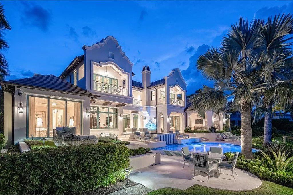 Indulge in the pinnacle of waterfront luxury at 3401 Rum Row, Naples, Florida. This exquisite property, with approximately 130 feet of shoreline, offers unparalleled vistas of Galleon Cove. Crafted by London Bay Construction, Inc. and designed by Stofft Cooney Architects, LLC, it harmonizes opulent interiors by Anthony Catalfano Interiors with lavish outdoor entertainment spaces.