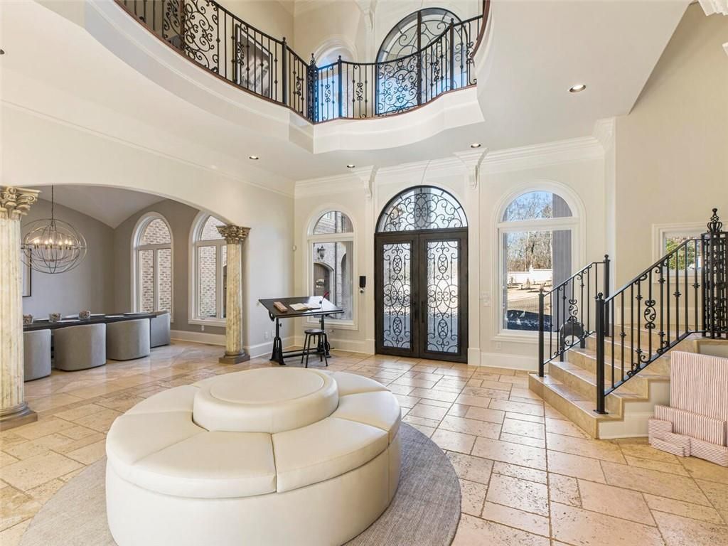 Mediterranean Oasis in Roswell Georgia An Artful Blend of Privacy and Versatility Listed at 4275 Million 10