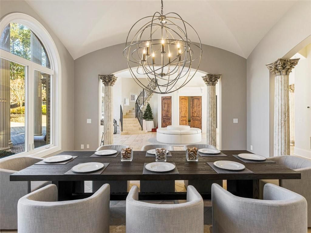 Mediterranean Oasis in Roswell Georgia An Artful Blend of Privacy and Versatility Listed at 4275 Million 13