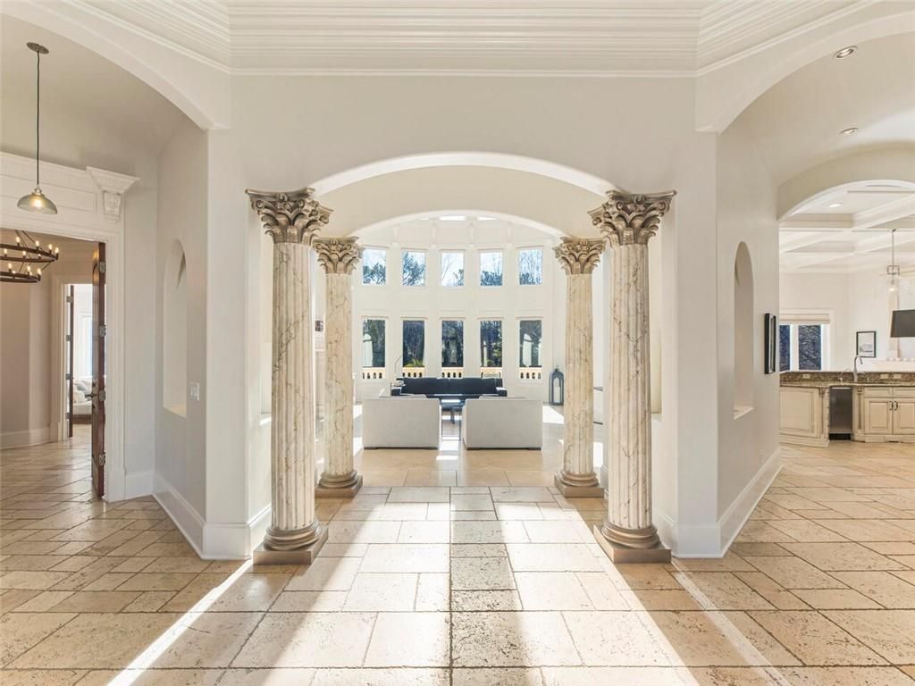 Mediterranean Oasis in Roswell Georgia An Artful Blend of Privacy and Versatility Listed at 4275 Million 15