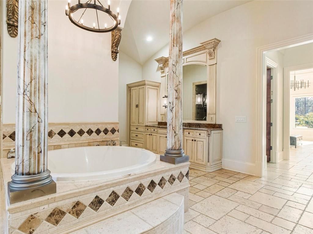 Mediterranean Oasis in Roswell Georgia An Artful Blend of Privacy and Versatility Listed at 4275 Million 28