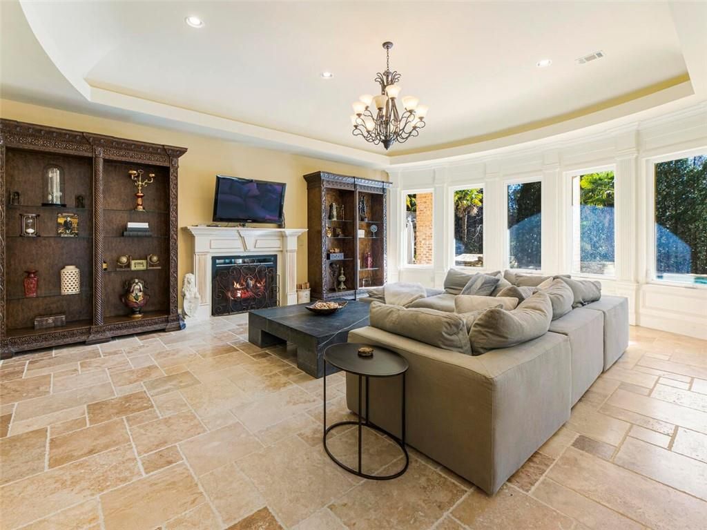 Mediterranean Oasis in Roswell Georgia An Artful Blend of Privacy and Versatility Listed at 4275 Million 49