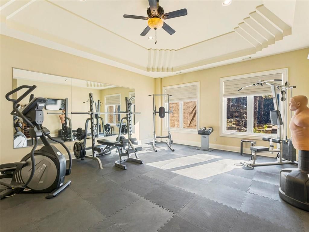Mediterranean Oasis in Roswell Georgia An Artful Blend of Privacy and Versatility Listed at 4275 Million 53