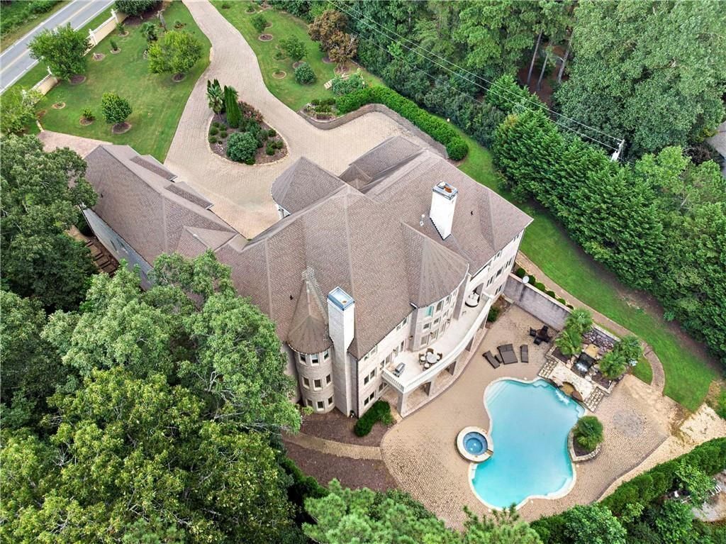 Mediterranean Oasis in Roswell Georgia An Artful Blend of Privacy and Versatility Listed at 4275 Million 7