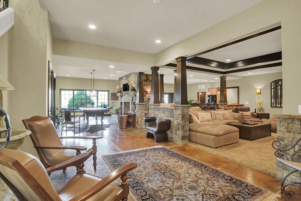 Opulent Oasis 2.5 Million Architectural Marvel Unveiled in Bargersville Indiana 34