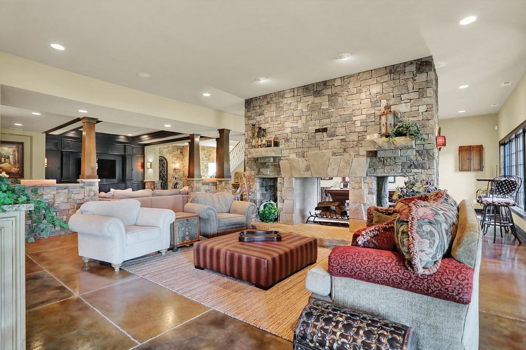 Opulent Oasis 2.5 Million Architectural Marvel Unveiled in Bargersville Indiana 36