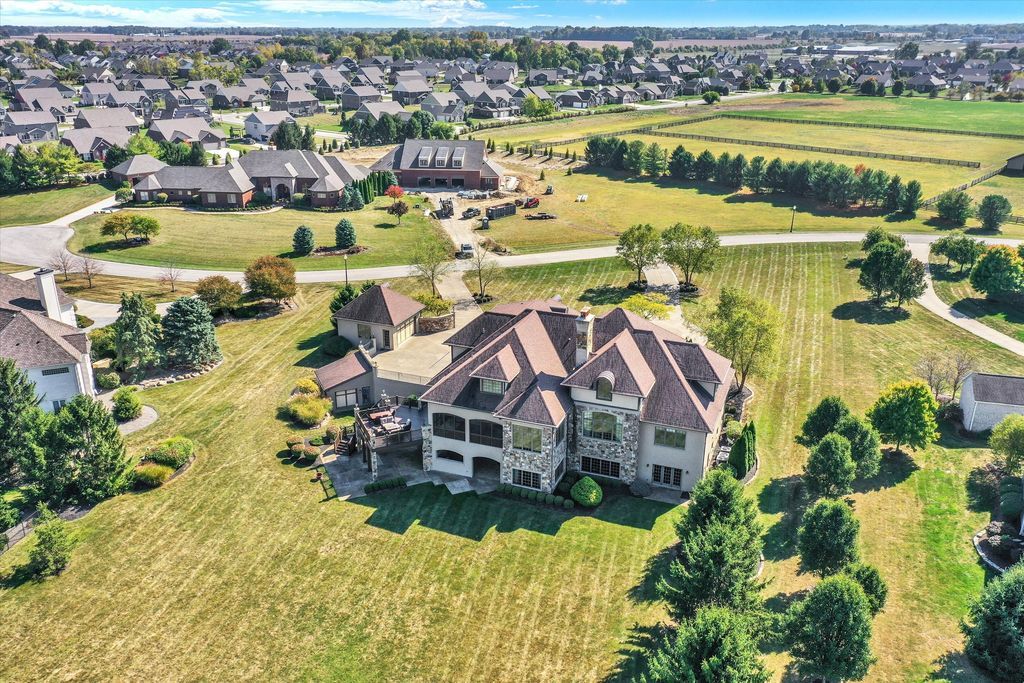 Opulent Oasis 2.5 Million Architectural Marvel Unveiled in Bargersville Indiana 50