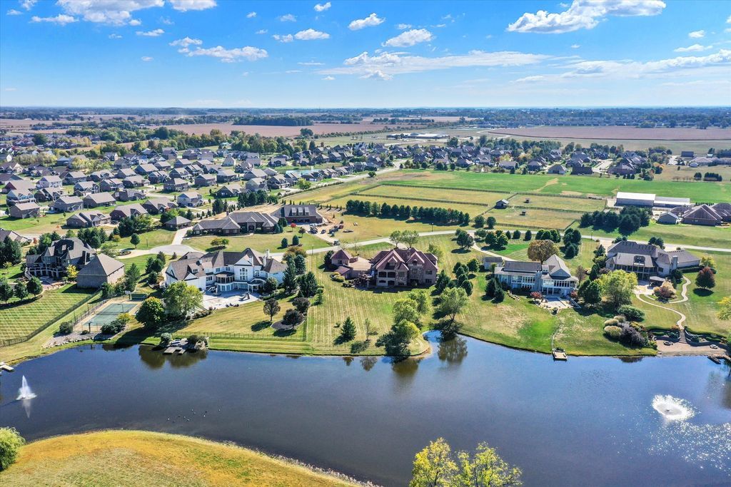 Opulent Oasis 2.5 Million Architectural Marvel Unveiled in Bargersville Indiana 52