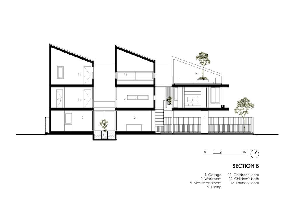 PsA House, Haven integrating living and work spaces by PsA Architecture