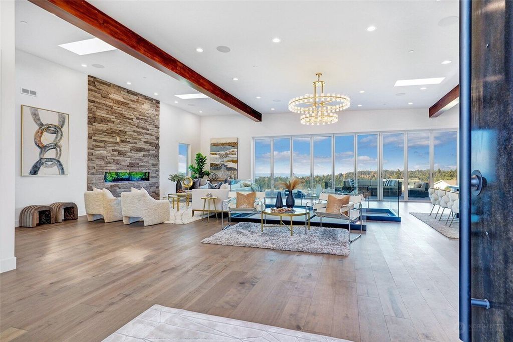 Shoreline Washington Private Estate with Olympic Mountain Vistas Priced at 6499950 6