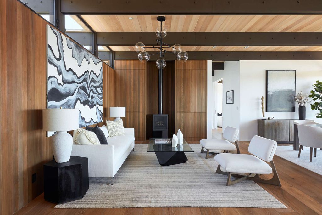 Sonoma Hilltop New Residence, Modern Living by Klopf Architecture