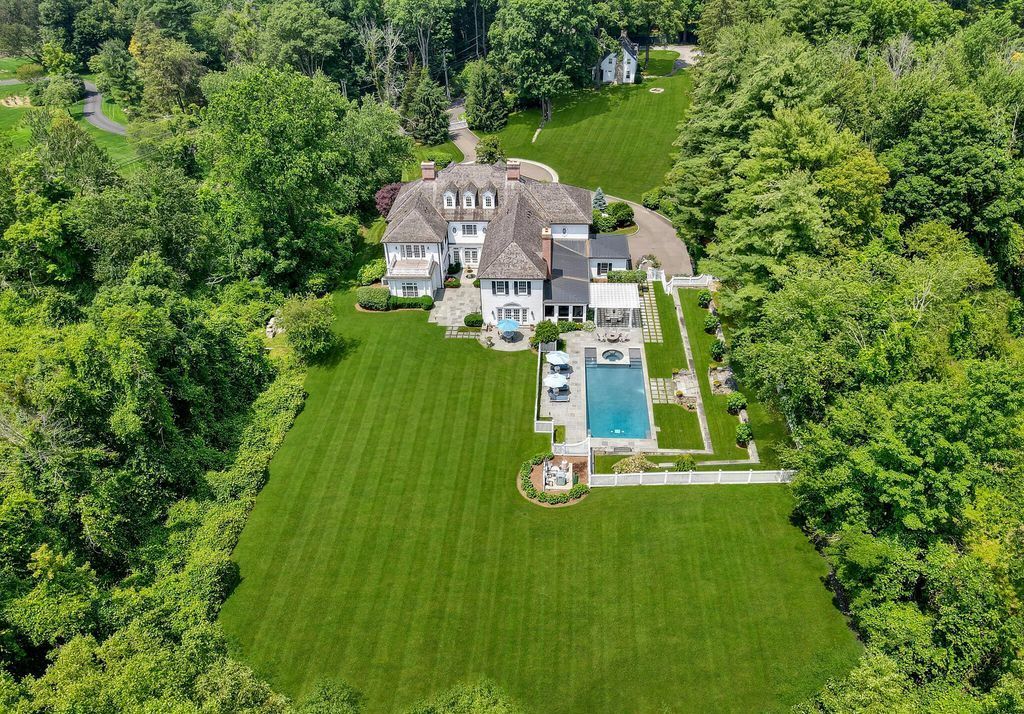 Southern Splendor Estate A Sunlit Haven of Luxury Privacy and Elegance in Connecticut Priced at 9.75 Million 1