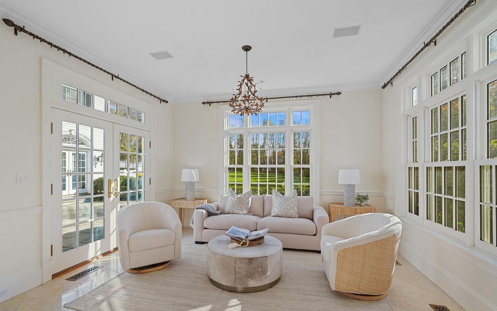 Southern Splendor Estate A Sunlit Haven of Luxury Privacy and Elegance in Connecticut Priced at 9.75 Million 14