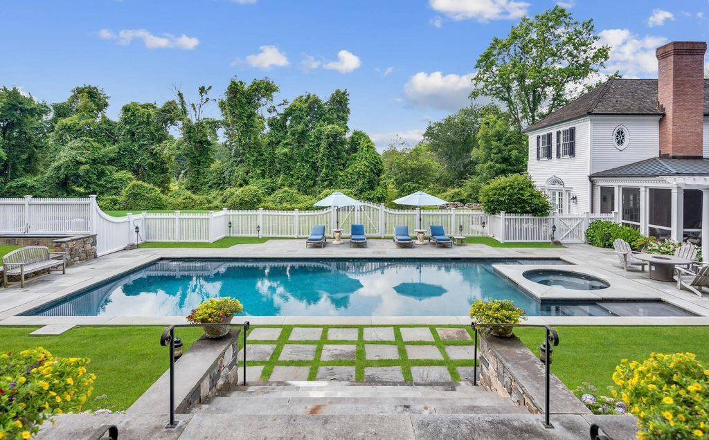 Southern Splendor Estate A Sunlit Haven of Luxury Privacy and Elegance in Connecticut Priced at 9.75 Million 35