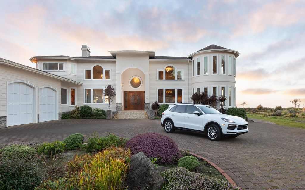Spanish Style Estate in Yachats a Tranquil 3.995M Park Like Retreat 3