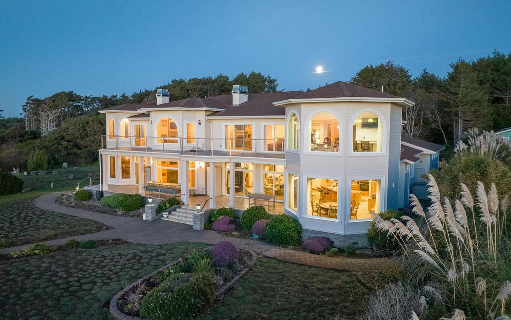 Spanish Style Estate in Yachats a Tranquil 3.995M Park Like Retreat 47