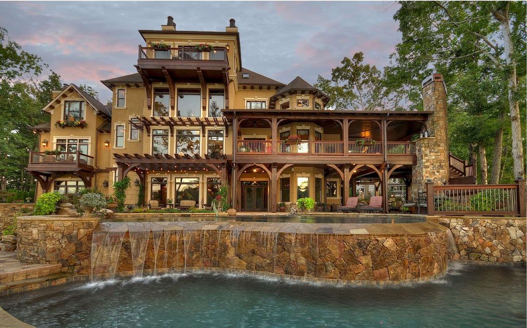 Sumptuous Lakefront Estate Exemplifying Elegance on Lake Blue Ridge Georgia Listed at 9.5 Million 3